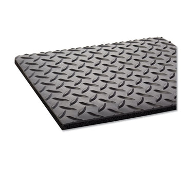 Crown Industrial Deck Plate Anti-fatigue Mat, Vinyl, 36 X 60, Black freeshipping - TVN Wholesale